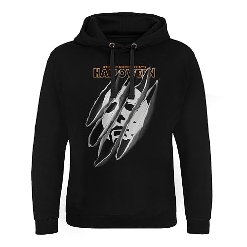 Halloween Officially Licensed Michael Myers Slashed Mask Epic Hoodie