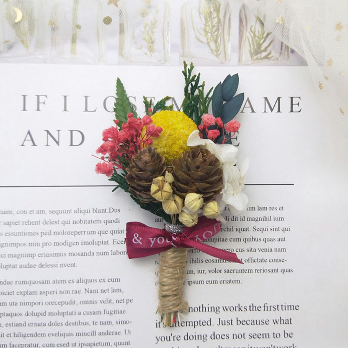 Ciandid Set Di 6 Spille Da Sposo Con Calla In Seta, Fiori Artificiali Per Matrimonio, Anniversario, Cerimonia