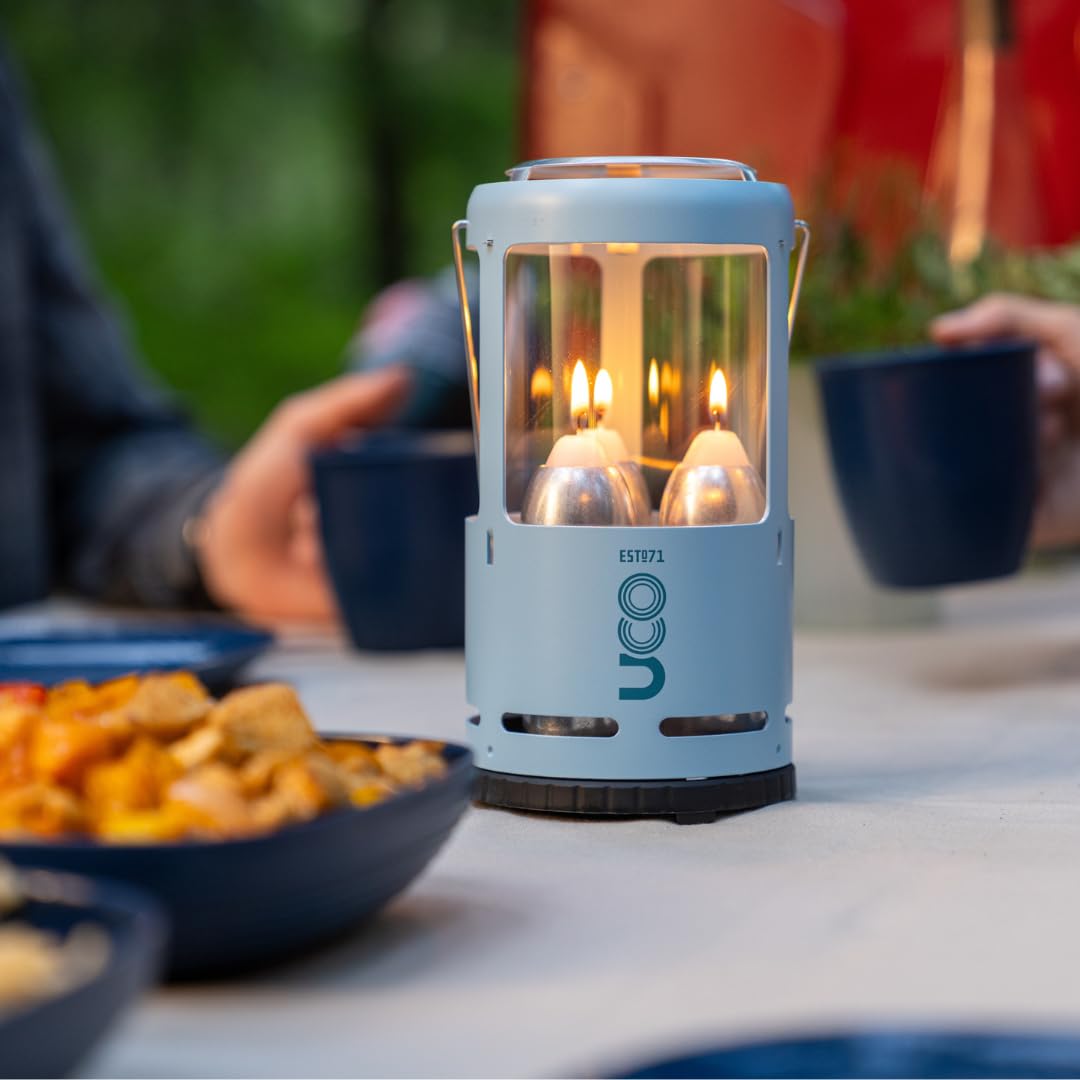 UCO Candlelier Lanterne à bougie Bleu glacier