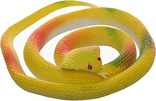 ثعبان مطاط للاطفال ، اصفر