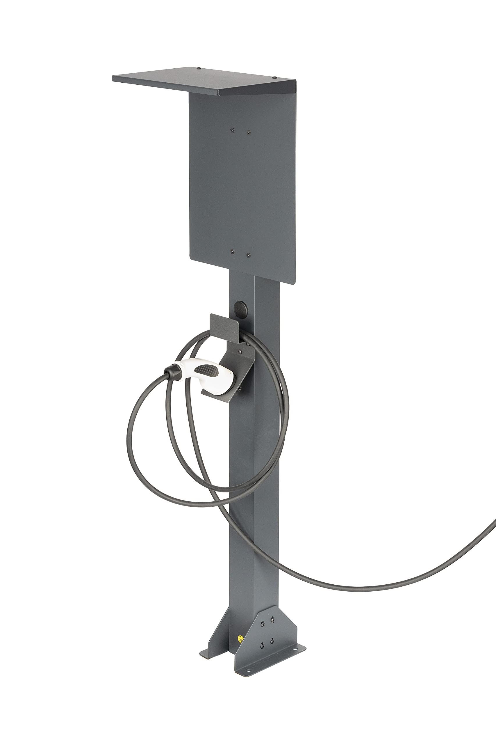 Supporto Universale di Alta qualità per wallbox in Alluminio con Tetto e portacavo EV