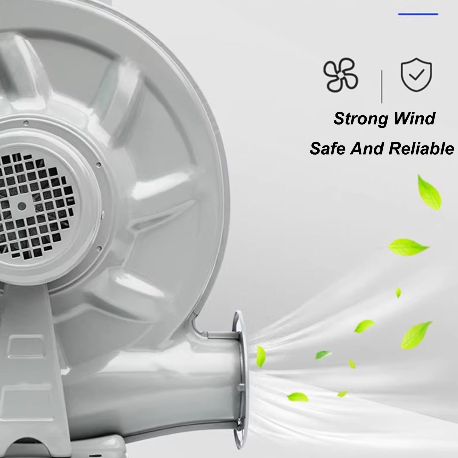 Ventilateur Électrique Pour Structures Gonflables, Ventilateur Centrifuge Pour Barbecues, Ventilateur Forgé, Moteur à Fil de Cuivre, Sortie D'air Ronde, Combustion de Chaudière, Produit Gonflable(1100