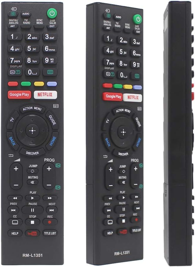Replacement Remote Control fit for Sony Bravia TV X900F A8F
