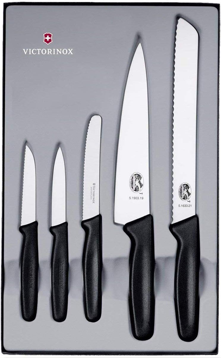 Swiss Classic Set aus zusammenklappbarem Gemüsemesser und Schneidebrett