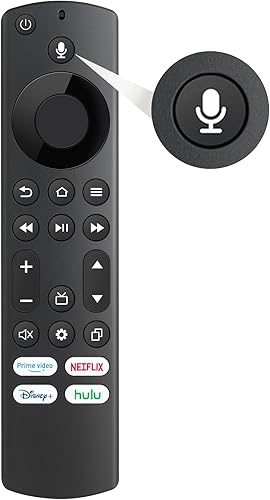 IDGPUW Control remoto por voz compatible con todos los Toshiba Insignia Smart TV Edition