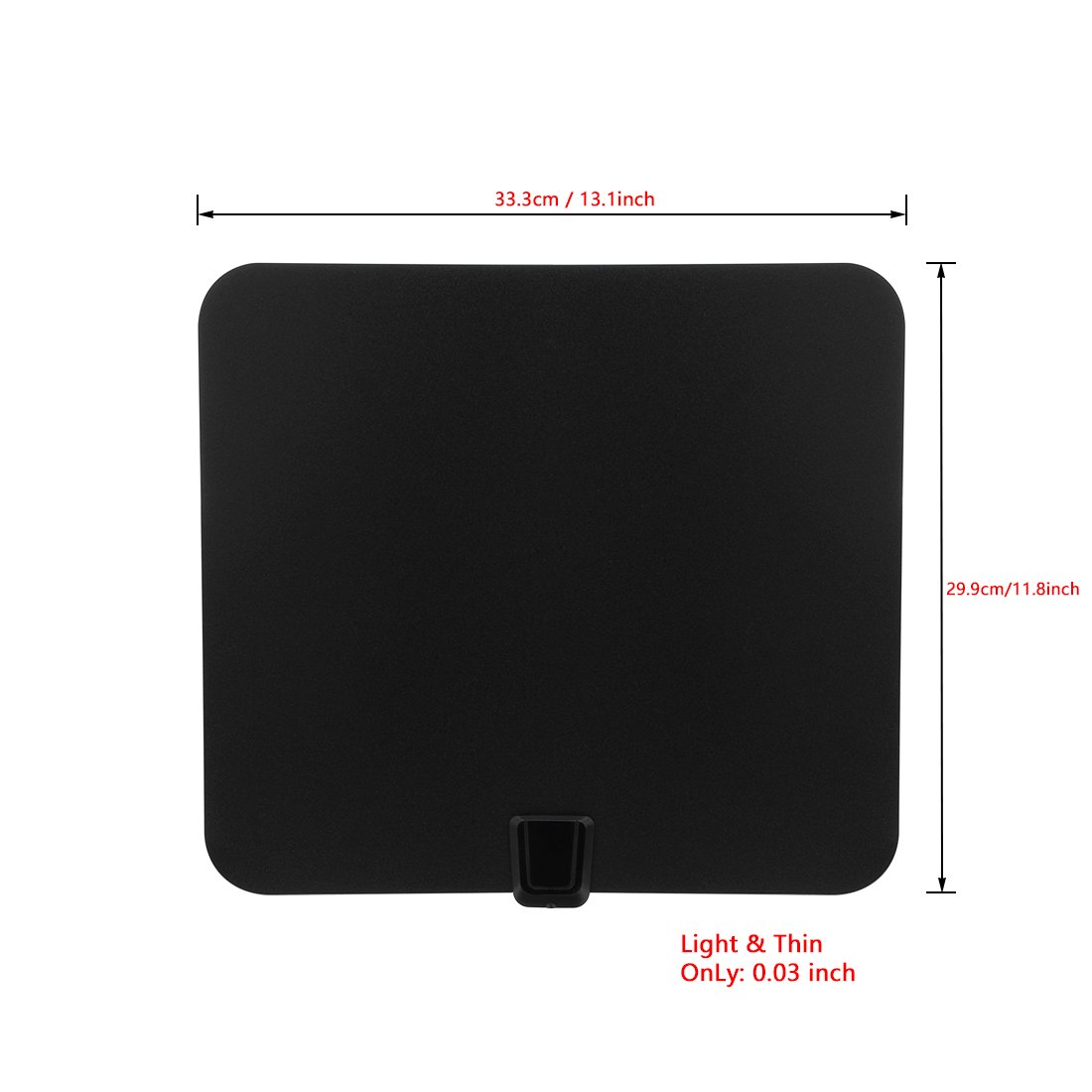 Aexit 50 mil Cyfrowa antena HDTV ze wzmacniaczem (U-_K p-lug)(50 Miles avec antennes Plat numérique Alimenté par USB Digital TV Plat Antenne (Prise U-_K)