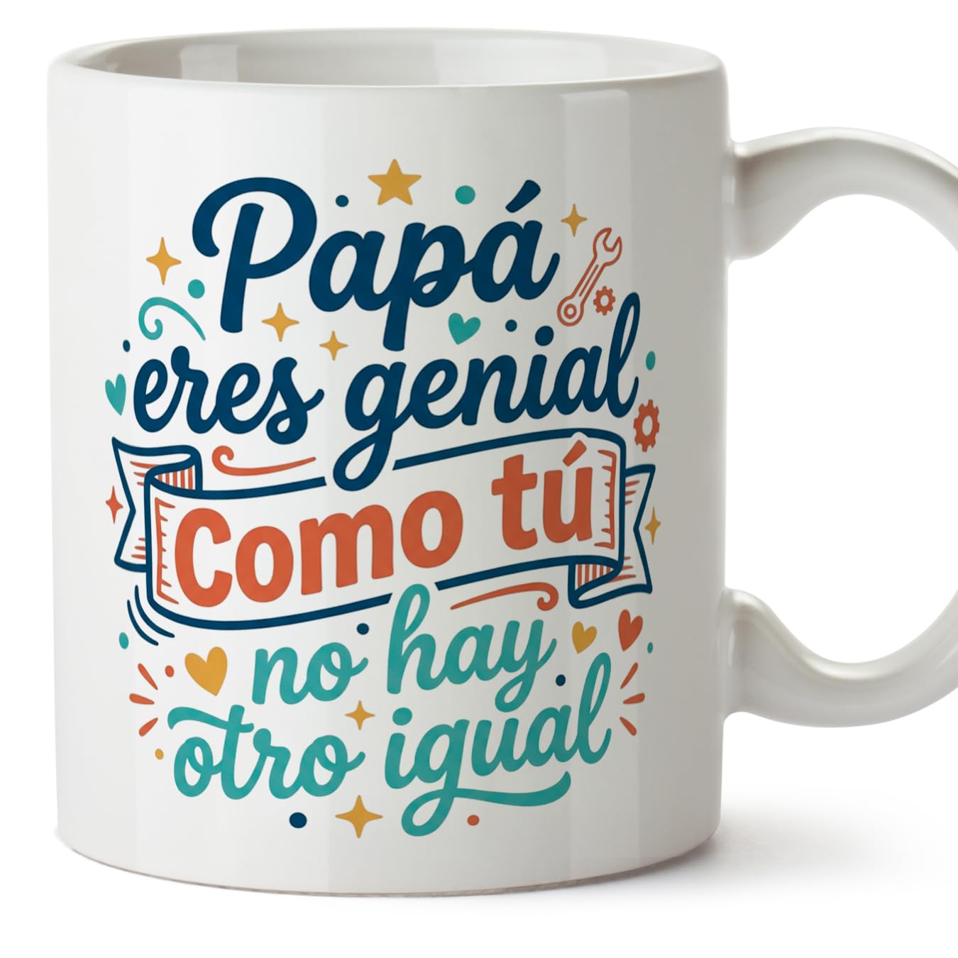 MUGFFINS Taza mamá con frase Para el mundo eres una madre pero para la familia eres el mundo en Español | regalo madre | 330 Ml 11 oz | Idea original para regalar | progenitores v1 — view 84