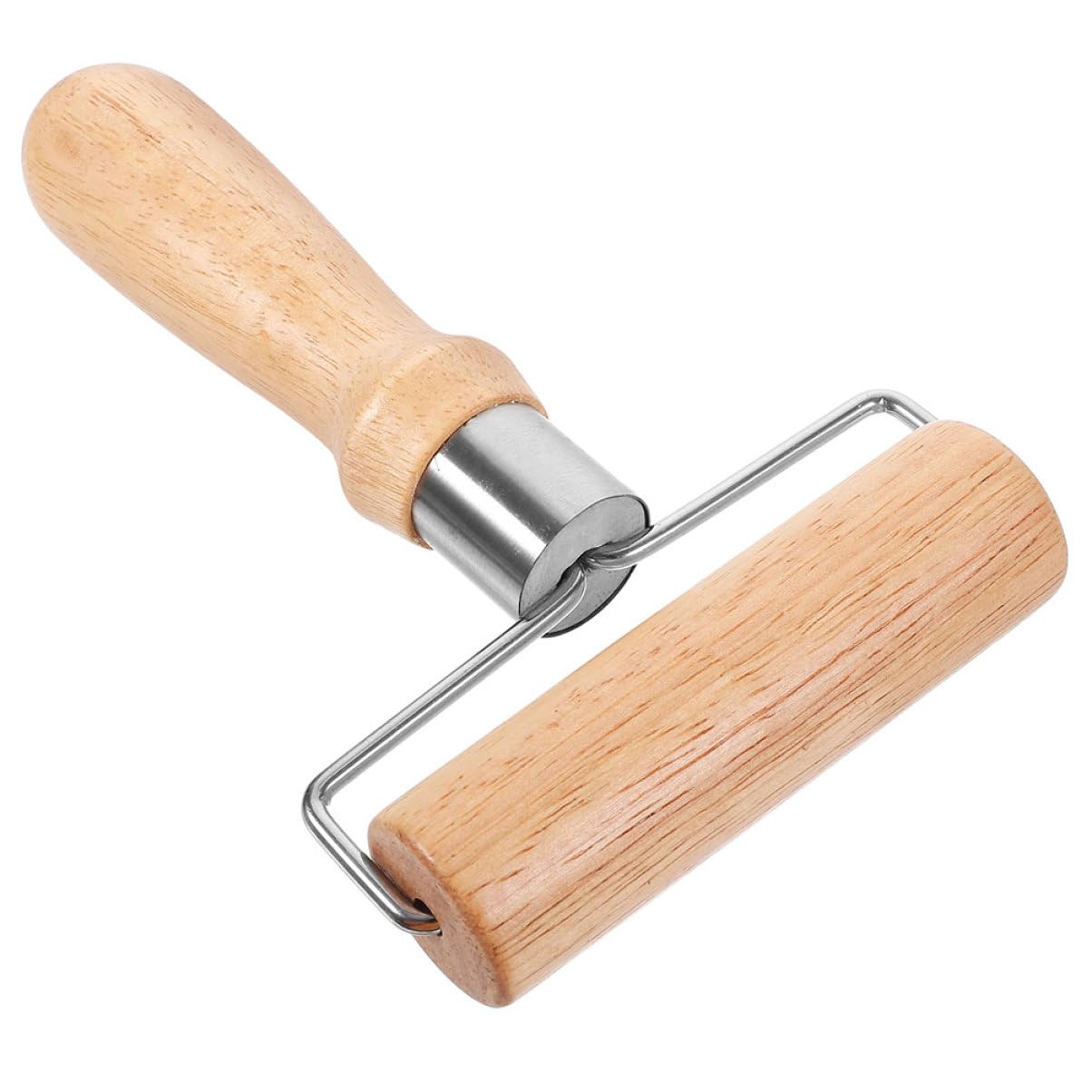 Cabilock 5 Piezas De Cortador De Pizza De Madera Con Forma De Rueda Rodillo Para Hornear Antiadherente Versátil Herramienta De Cocina