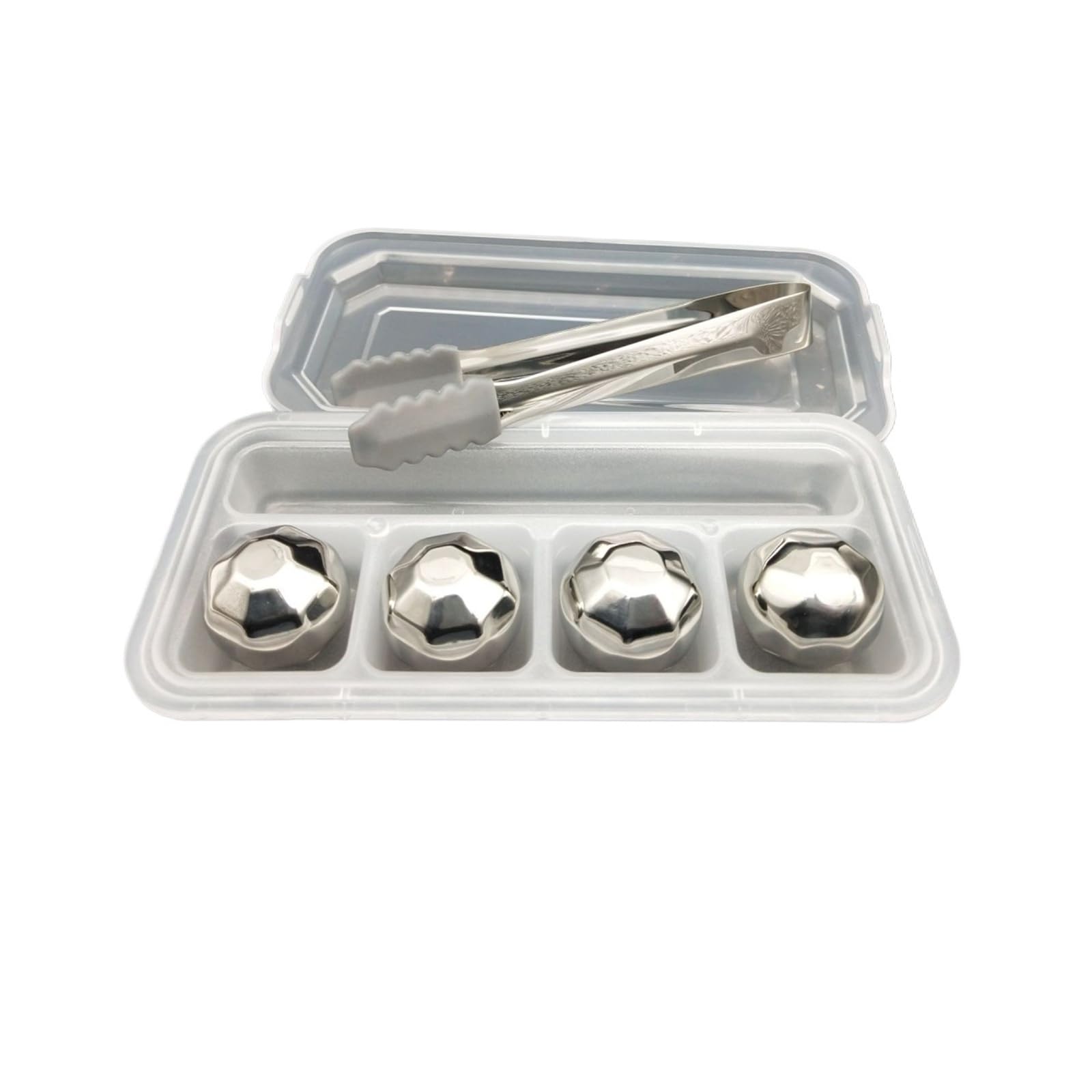 Barware Whiskey Stones Whiskey Cooling Metal Reusable Stainless Steel Ice Rocks Reusable(S)