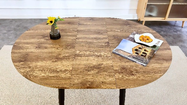 Amazon.com - FURNITO Wood Dining Table Set for 4, 42