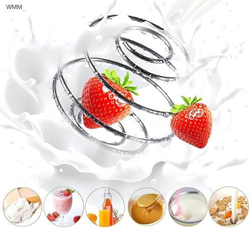 Miniatura 6 de 4 bolas agitadoras de gran tamaño de 2.1 pulgadas para batidos de proteínas, batido y aderezo de ensalada, bola agitadora de acero inoxidable 304