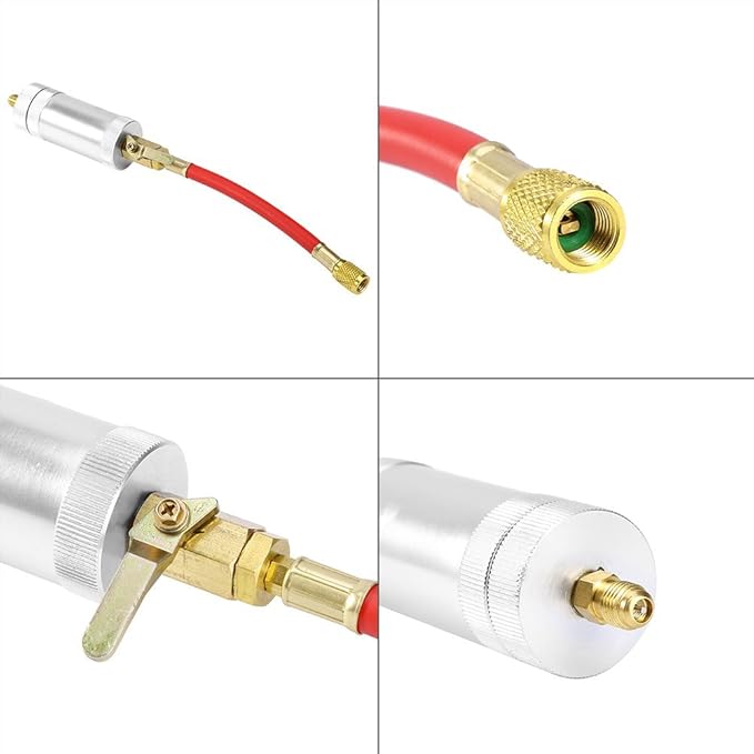 Inyector de Aceite GOTOTOP 1/4SAE 2 oz para A/C R134A R12 R22 miniatura 6