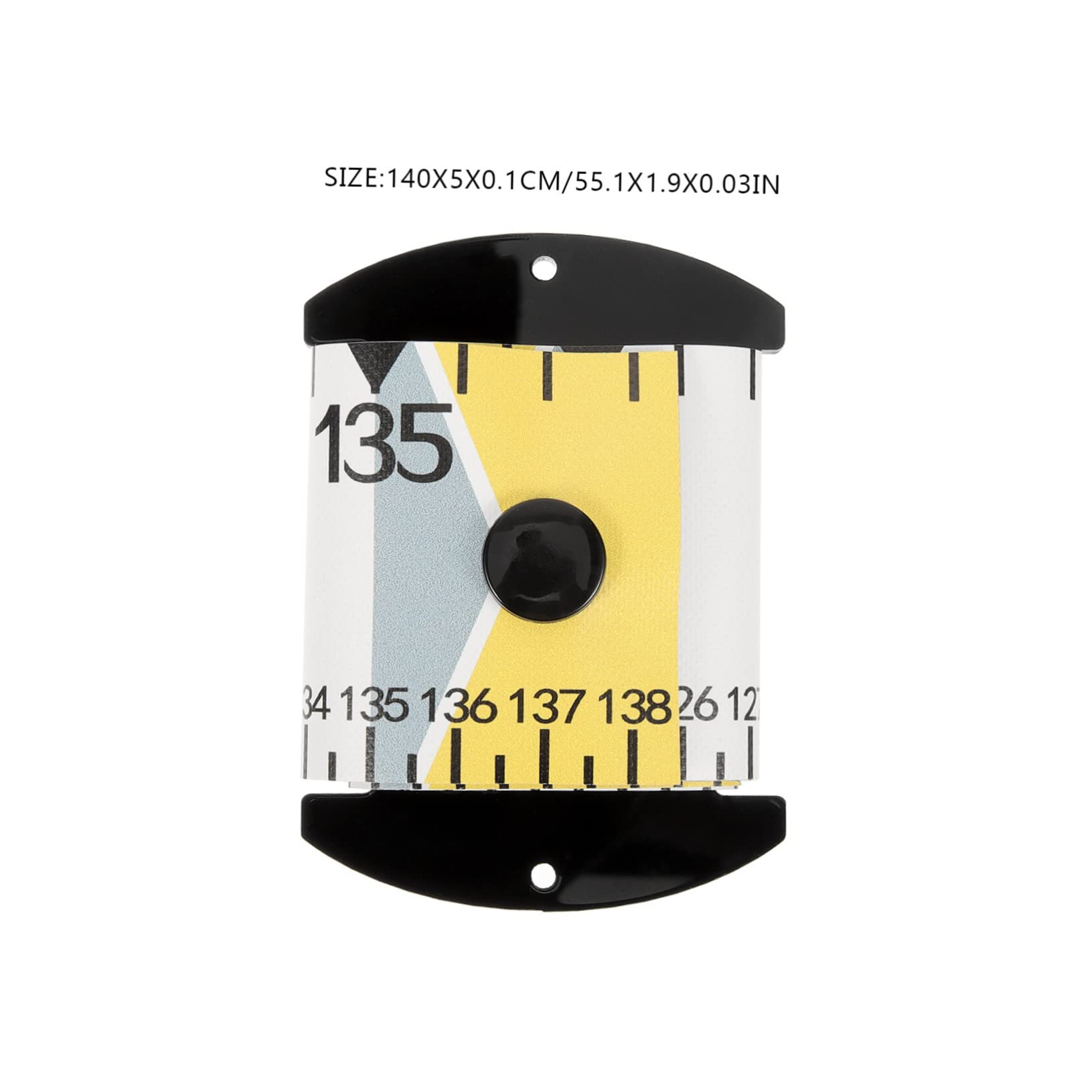 Yardwe 4pcs Fish Ruler Fish Measure Ruler Crappie Measuring Device Plastic Measuring Perfect for Outdoor