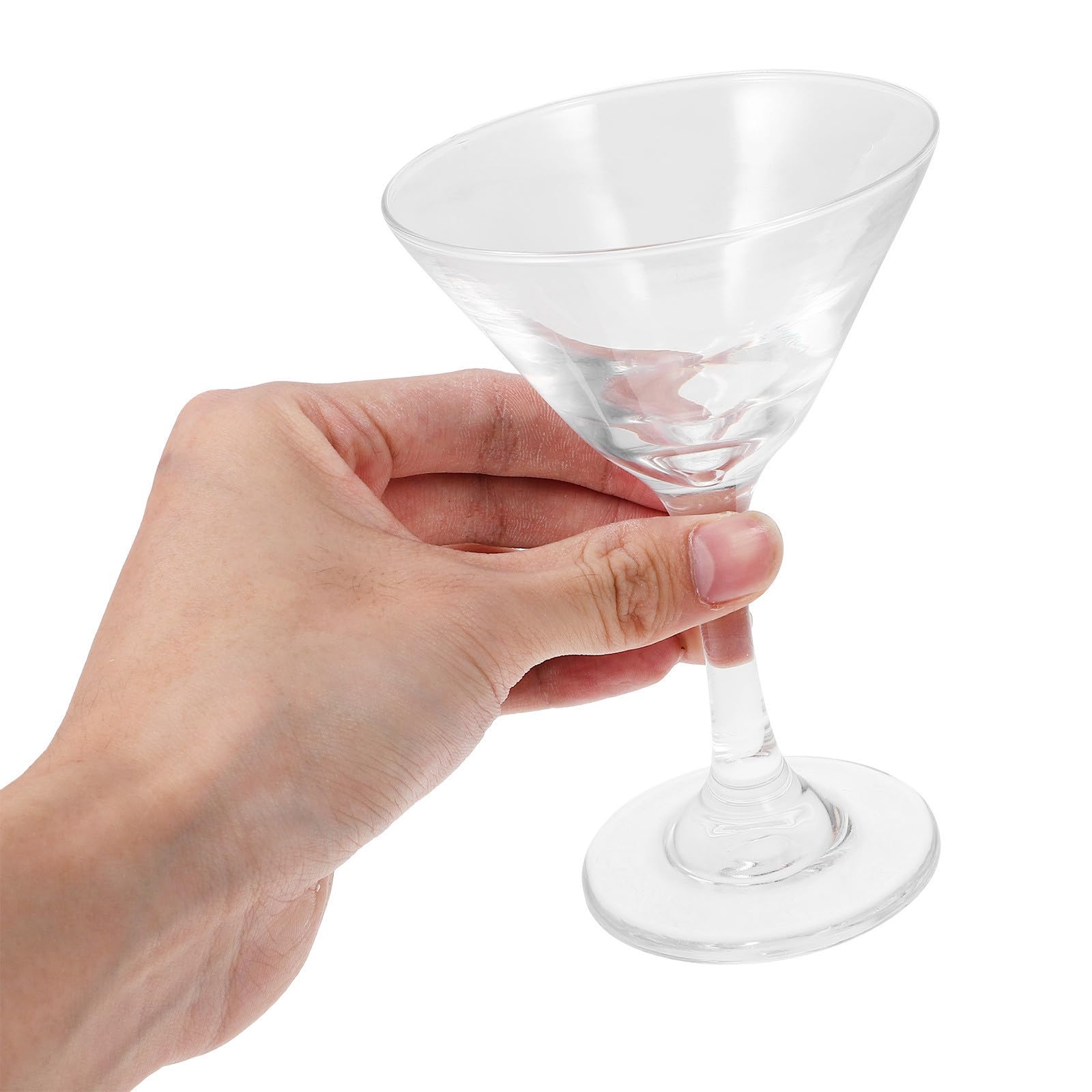 Sosoport 6 Pièces Verre à Cocktail Martini en Élégant et Décoratif 120ml