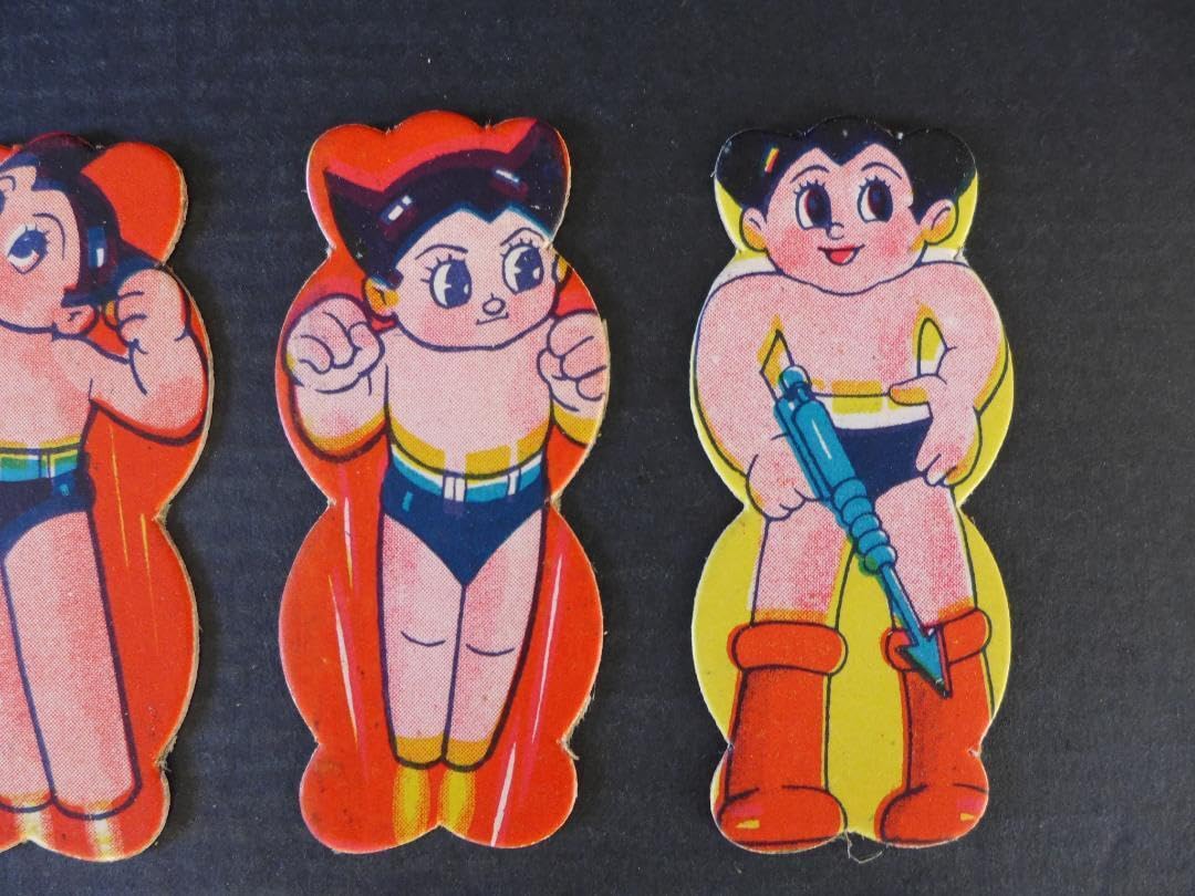 Amazon | 時代物 鉄腕アトム 型抜きメンコ 10点 めんこ ヒゲおやじ 駄