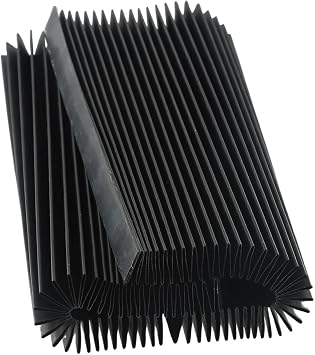Foldable Milling Machine Flexible Protective Flat Accordion Bellows Cover Tool, Rubber Protective Cover For Portable Milling Machine Part 300mm