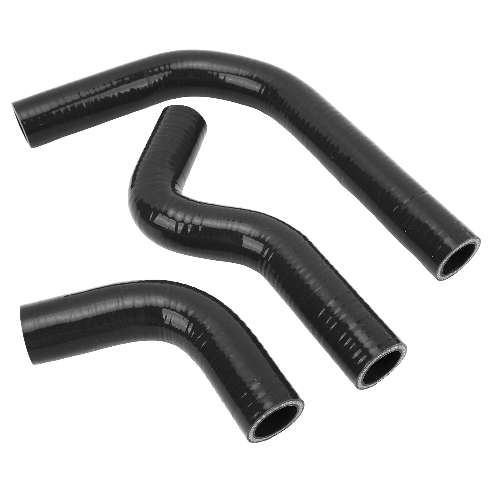 Tbest Kühler-Kühlmittelschlauch Silikon, Auslaufsicher, Samurai (BLACK)