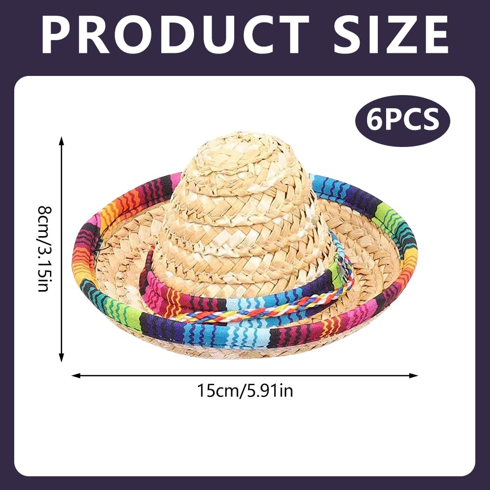 Mini Mexican Sombrero Hats - Image 2