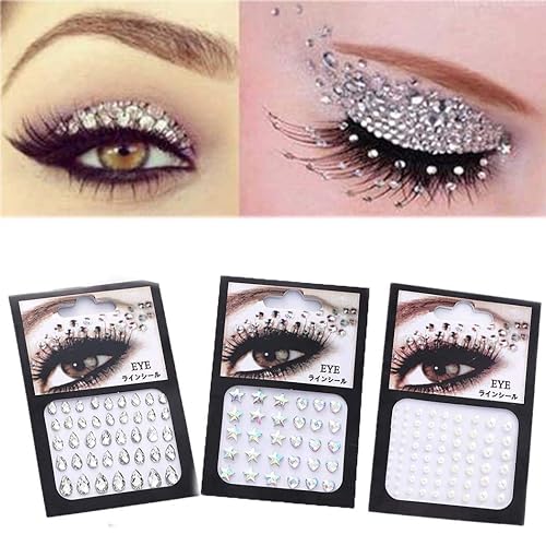 Zoestar Joyas de ojos de cristal gemas de mama calcomanías rave para mujer estilo 1 Zoestar Joyas de ojos de cristal gemas de mama calcomanías rave para mujer estilo 1