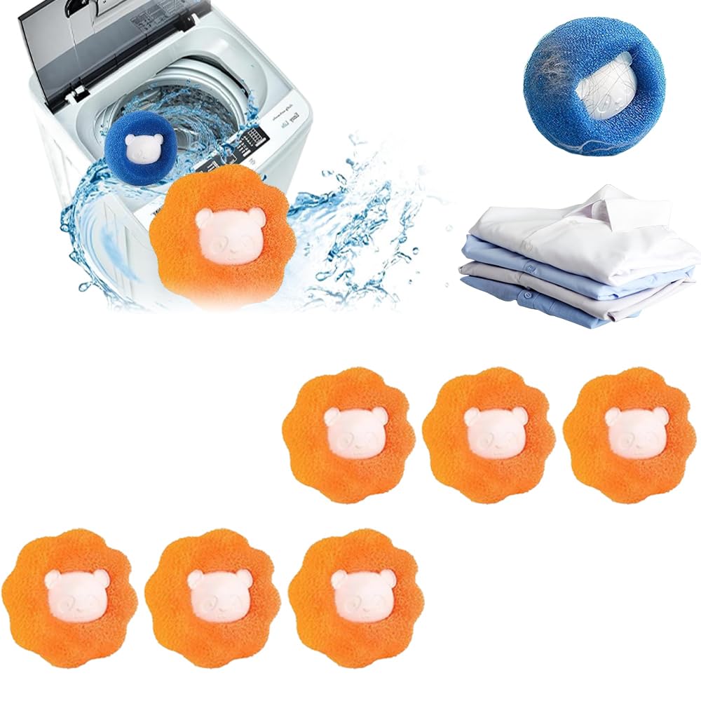 Pet Hair Remover for Laundry, 2024 New Lint Catcher for Laundry Pet Hair Remover Washing Machine Hair Catcher, Upgrade Washing Balls Dog Cat Hair