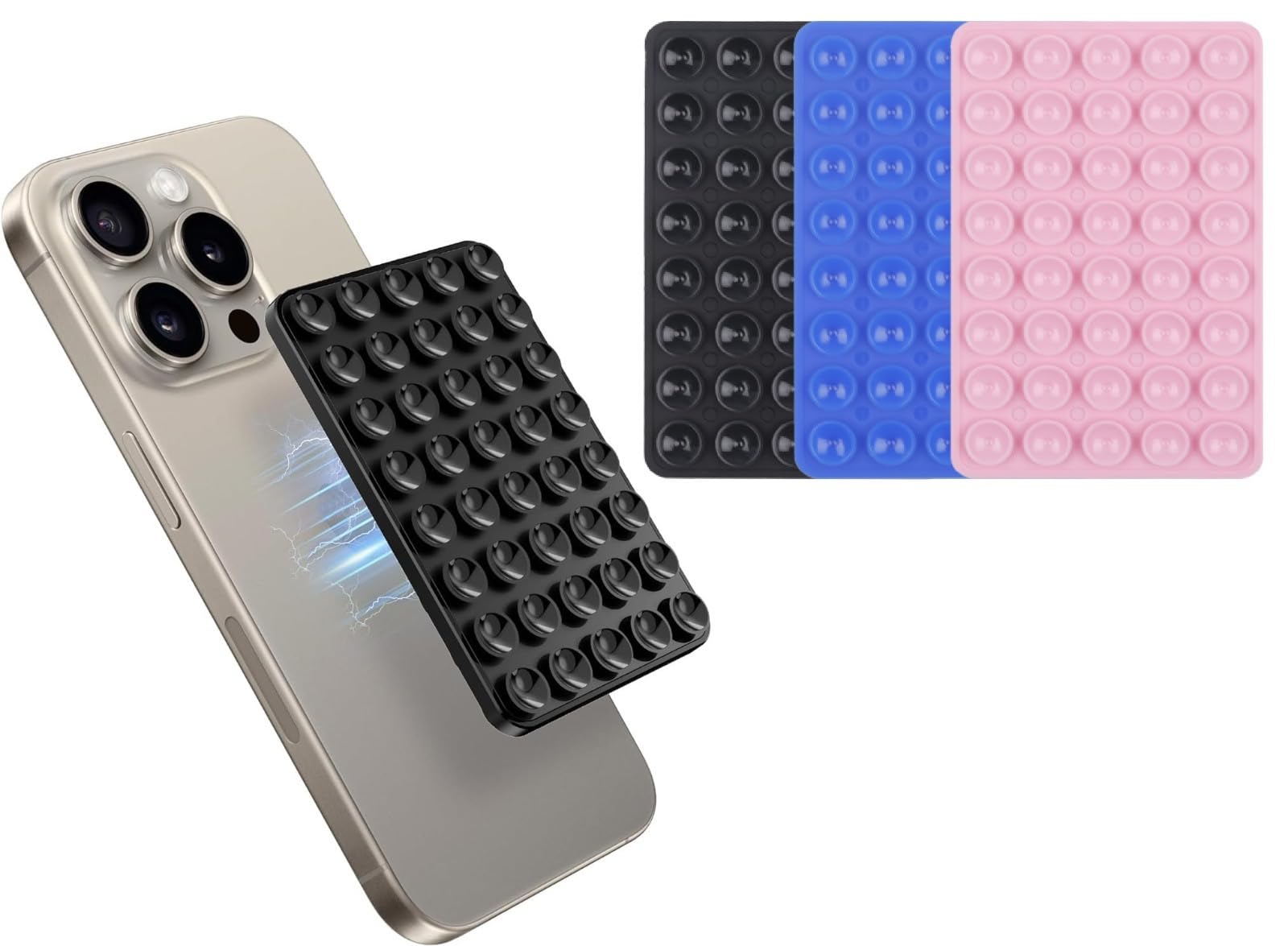 Nuovo Supporto Telefono In Silicone A Ventosa Quadrato - Foto 3