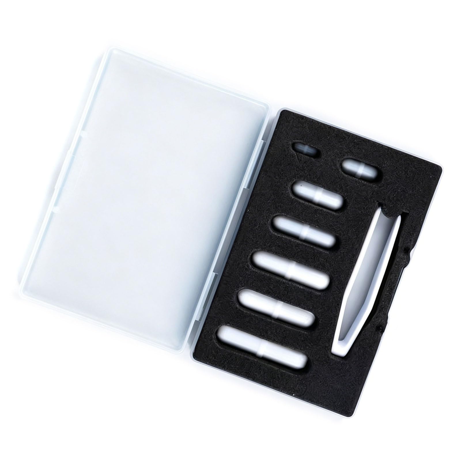 Tsophreniq B Multipurpose Ptfe Stir Unit Set 7Pcs Stirrer Mixer With Tweezers For Laboratory Applications Stir Unit