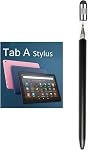 3-in-1 Stylus Pen for Samsung Galaxy Tab A11/A11+/A9+/A9/A8/A8 Plus/A7/A7 Lite, Stylus for iPad Pro/iPhone/Fire/Surface Tables Android,&iOS All Touch Devices (3 in 1 Black)