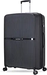 Mala Leve Nevada Grande 28“ SANTINO - Polipropileno – com Rodas Duplas Giratórias, Alça Lateral, Cadeado TSA, Expansível, Resistente a Impactos