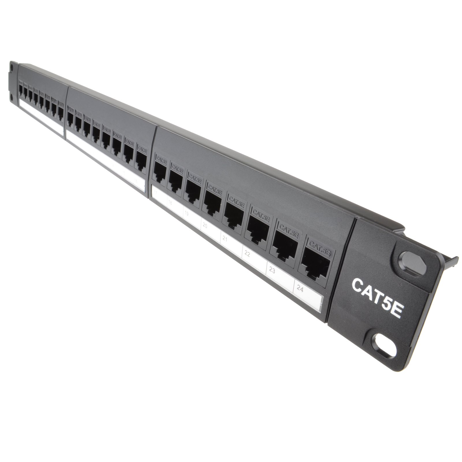 kenable 24 Port RJ45 CAT5e In Line Pass Through Coupler 19 Inch Patch