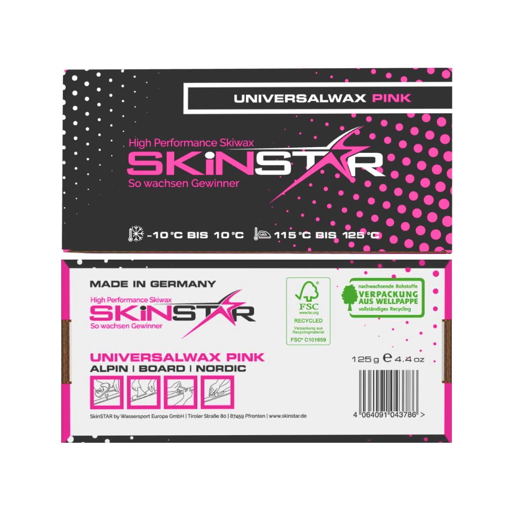 SKINSTAR Set di ferri da sci professionali LL per sci di fondo, 7 pezzi