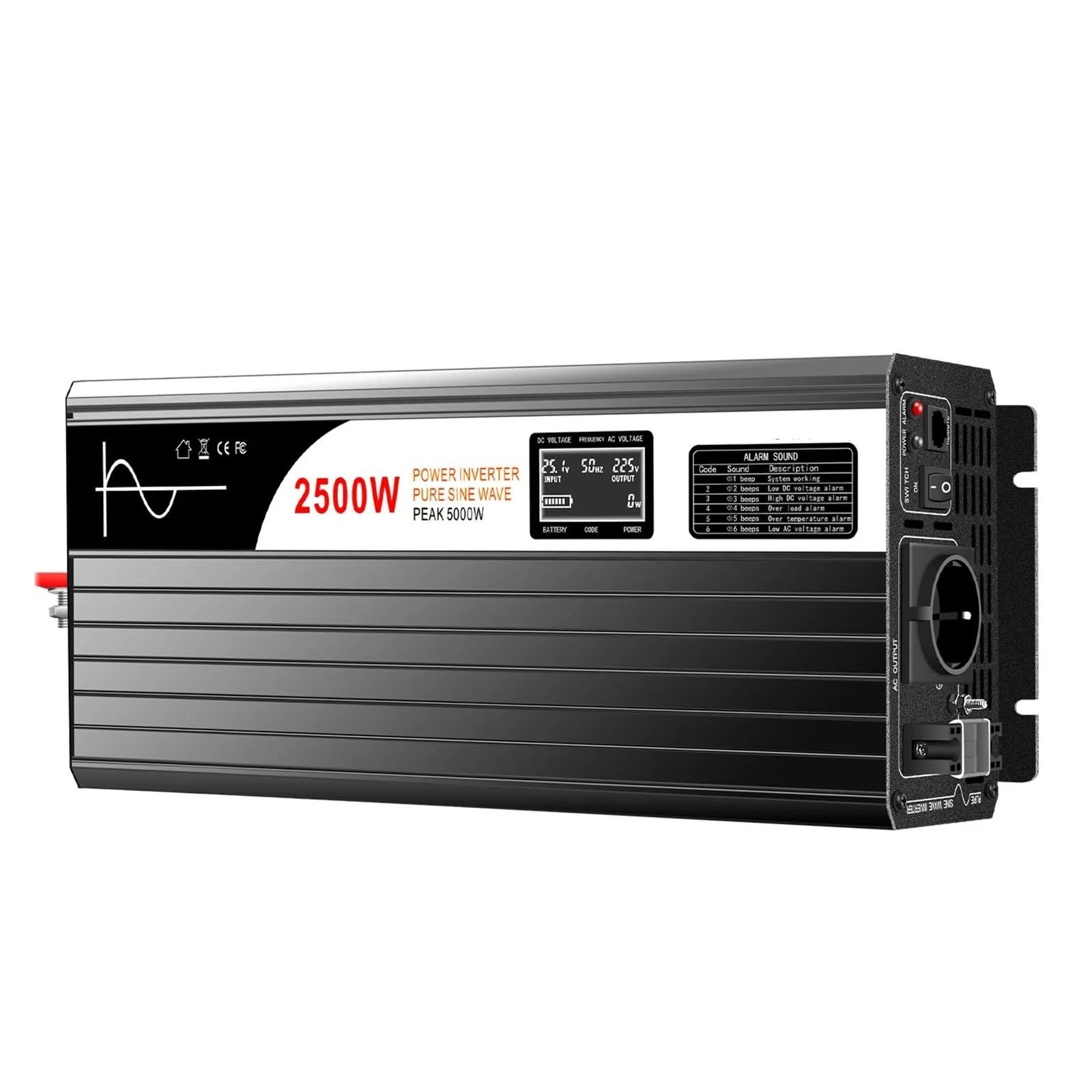 Convertitore Corrente Inverter 380V 1000W 2000W 3000W 2500W 3200W 5000W 6000W Inverter Solare A Onda Sinusoidale Pura AC 60V/72V/96V/110V(110V(84V-126V),220-240V,3200W)