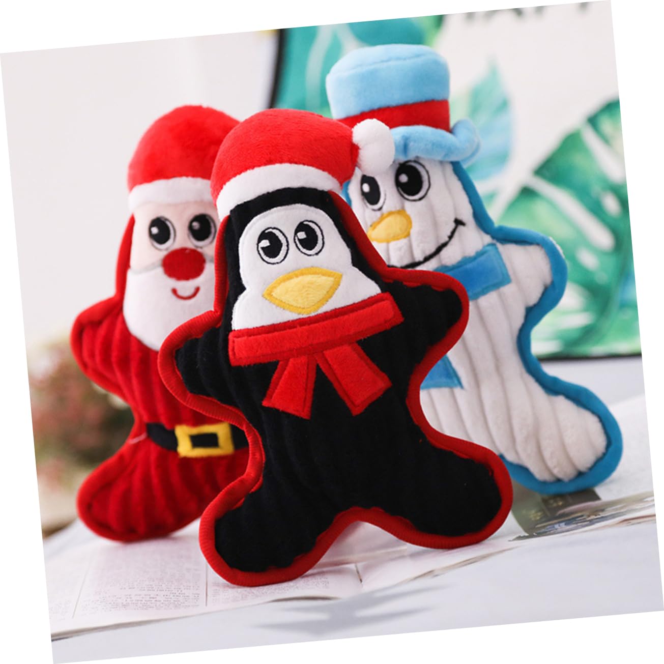 Sosoport 6pièces Jouets Squeaky pour Chiens Et Accessoires De Molarité pour Animaux De Compagnie pour Entraînement Divertissement