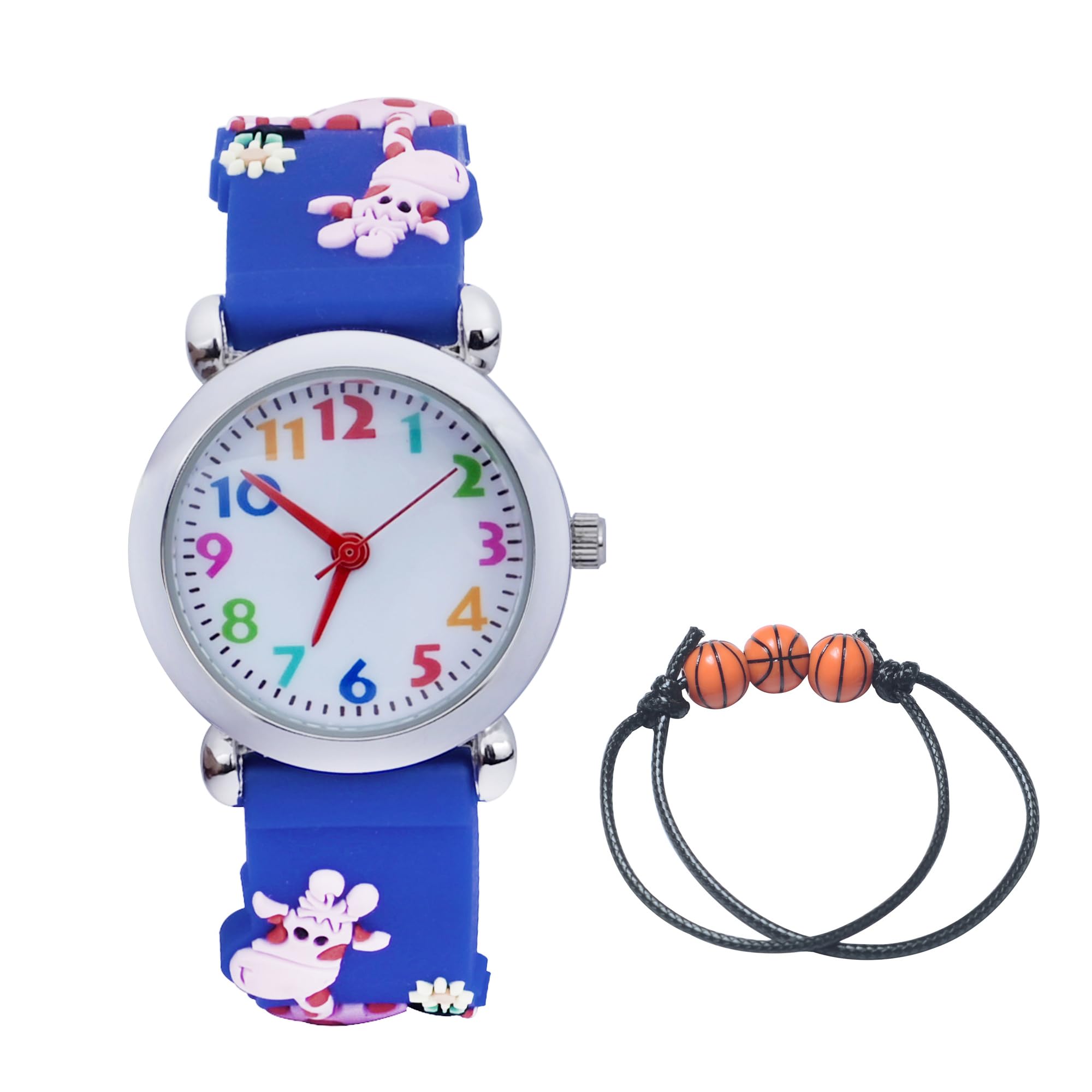 Orologio Bambina Con Cinturino 3D Cartone Animato - Movimento Al Quarzo, Regalo Per Ragazze 3-10 Anni - Foto 5