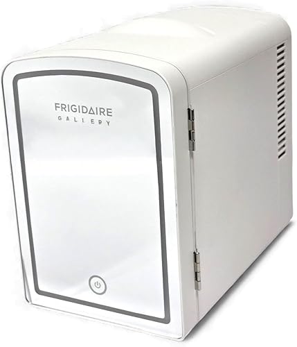 Miniatura 4 de Frigidaire 9-Can or 6L Light Up Mini Fridge White, Retro Design, Includes 110v home power cord & 12V DC car adapter, 48-Watt - EFMIS209-WHITE (V2