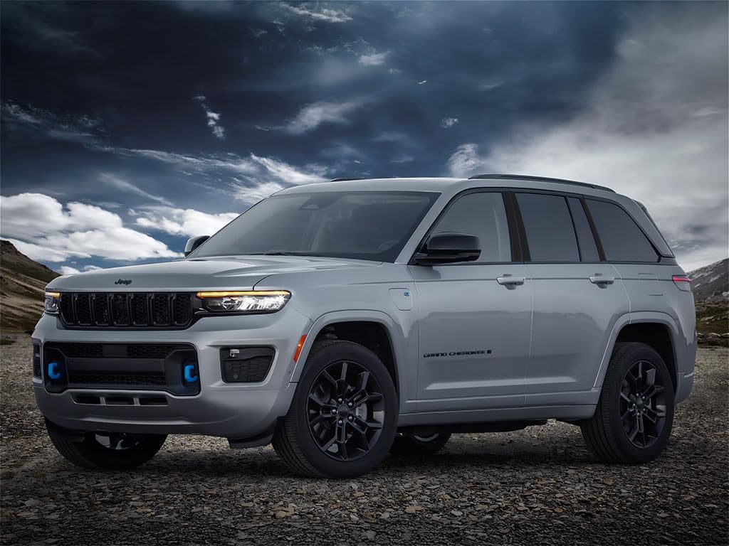 Rvinyl Pillar Post Pre Cut Window Trim Kits in Matte Black Compatible with Jeep Cherokee 2021-2023 L - Adhesive Backs