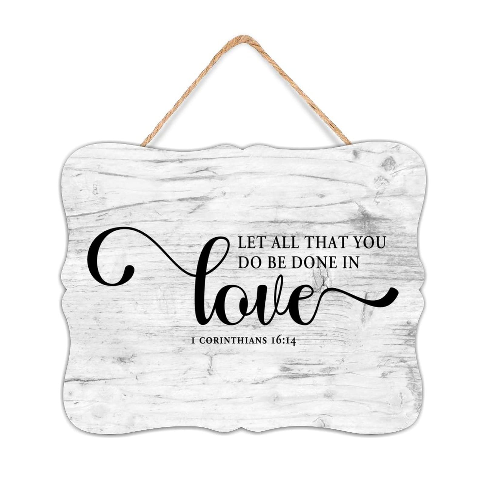 Let all that you do be done in love - handprint Art - Keepsake