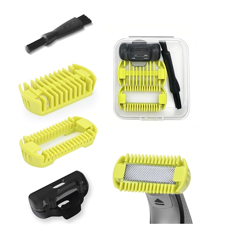 Kit de pentes-guia LSAUVWN com estojo compatível com cabos OneBlade, 3 unidades