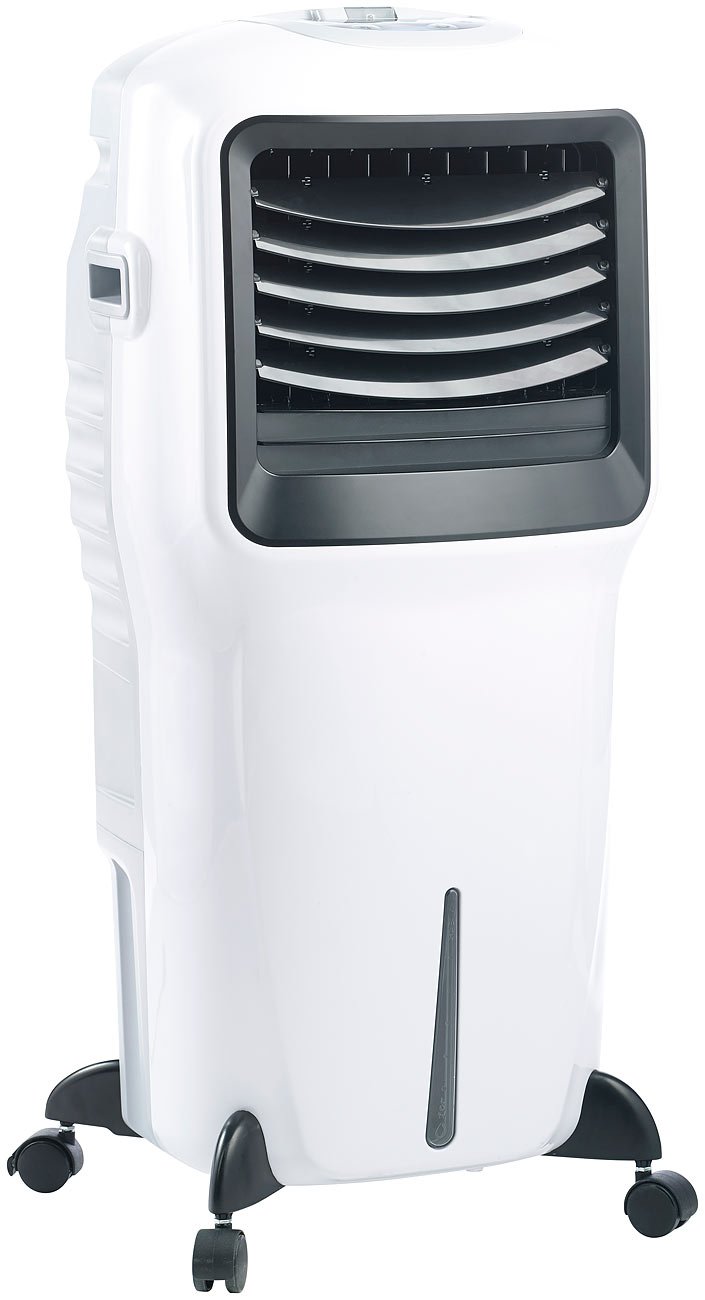 Sichler Haushaltsgeräte Kühllüfter Wohnung: Verdunstungs-Luftkühler LW-550 mit Ionisator und Timer, 20 l, 110 Watt (Wasserverdunster Kühlung, Raumkühler mit Ionisator, Air)