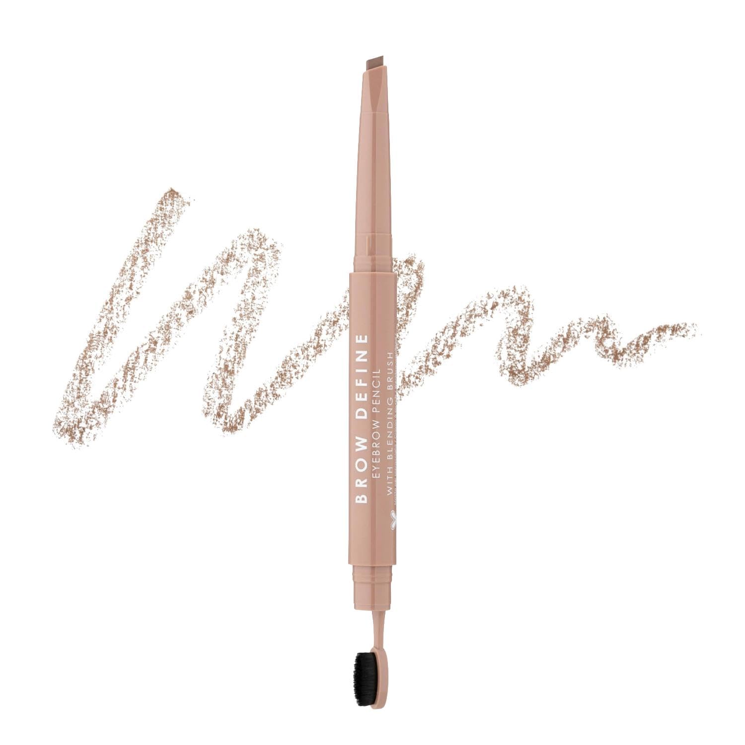 MUA Brow Define, Taupe, Angled Eyebrow Pencil With Brush (Pack of 1)