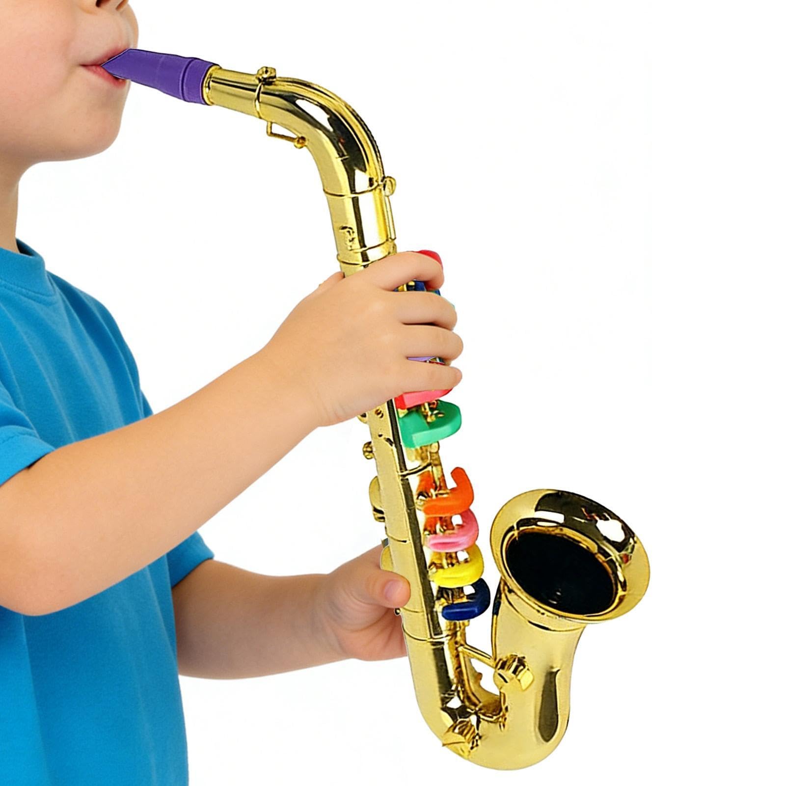 Spielzeug-Saxophon,Musikinstrument für Kinder,Spielzeug-Saxophon - Geschenk für und Mädchen zum Geburtstag
