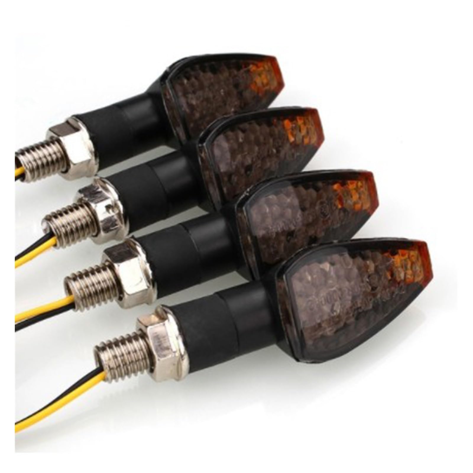 2 uds/4 Uds Universal Motocicleta Intermitentes de Motocicleta luz LED Intermitente Cola Parada lámpara de luz de señal Intermitentes Luces