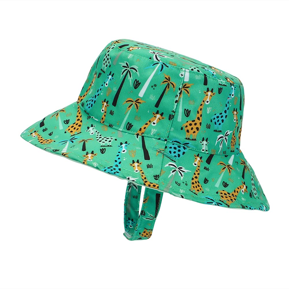 MASOCIO Sombrero Sol para Bebé Niños Reversible Verano Gorro de ala Ancha Protección Solar para Exteriores Playa