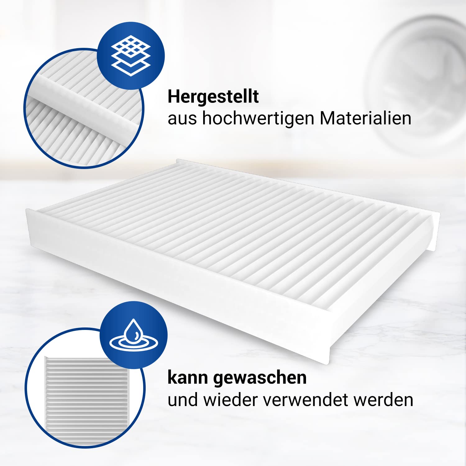 vhbw 2x filtro anti-lanugine compatibile con Bosch SuperSilenceEco, Winner asciugatrice