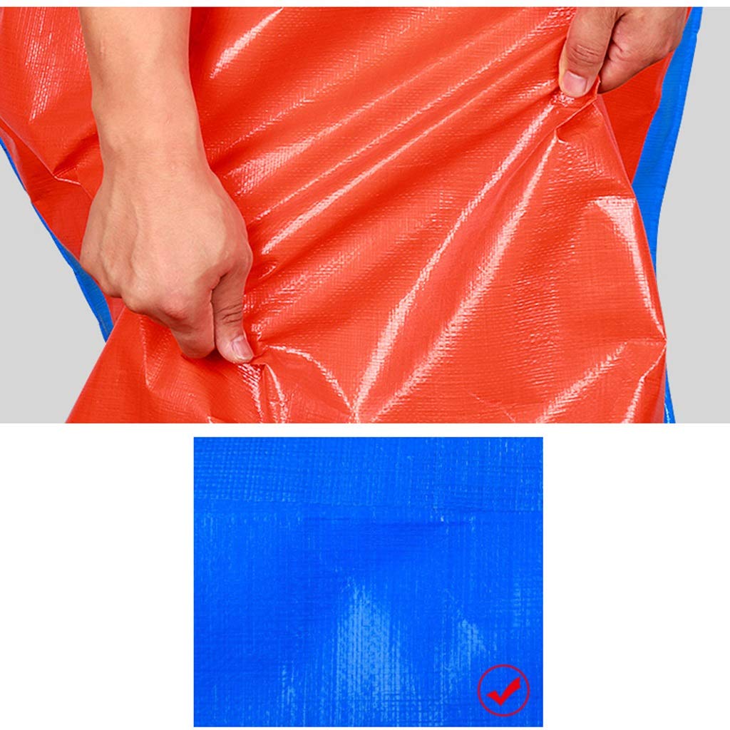 Outdoor wasserdichte Plane Anti-Taifun regendichtes Oxford-Tuch - Mehrzweckplane - Blaue ultraleichte Sonnenschutzplane - Dicke 0,35 mm, 180 g / m2 (10 Größen)