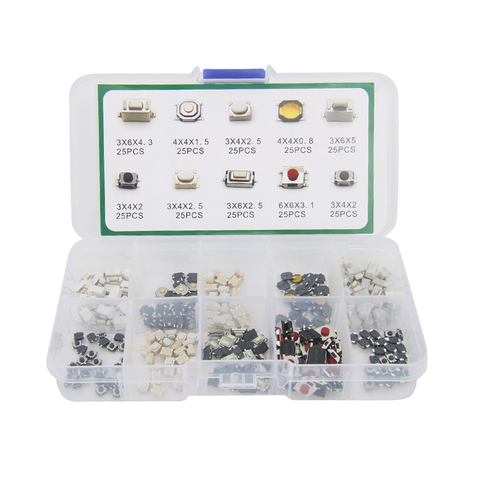 Micro-interrupteur tactile pour clé automobile : lot durable de 250 pièces de précision - 7