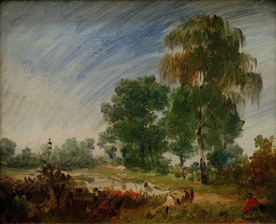 Tableau paysage de lande pour transformer un mur vide et triste