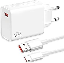 67W USB C Charger Rapid Charging with 1.5m Cable for Xiaomi 15Pro, 15, 14, 13, 13T, 12, 12s, 12 Pro Plus, Poco X6, F5, X5, Redmi Note 13, 12 Pro, 11 - Ultra Fast Charging Turbo Wall Charger