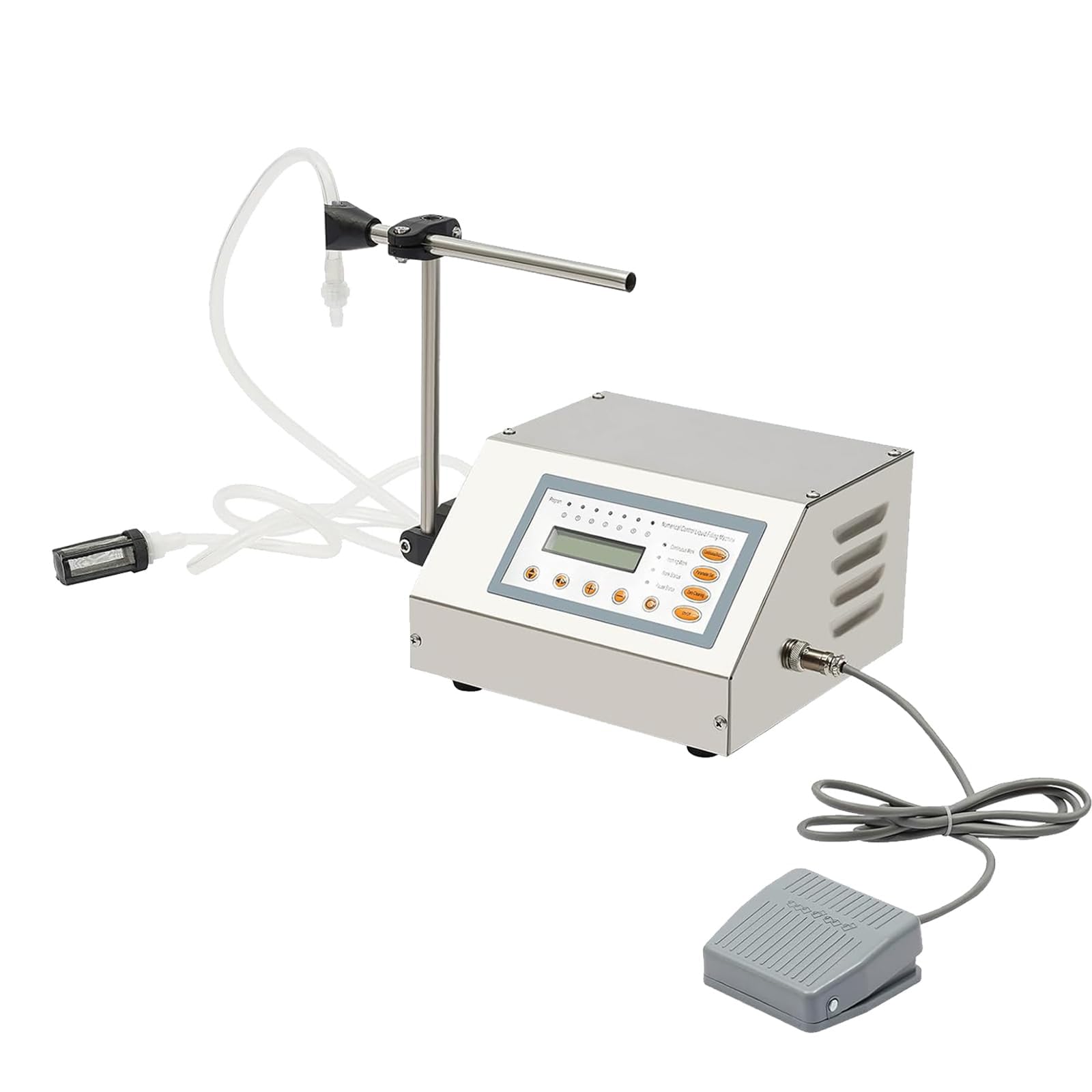 Viscous Liquid Filling Machine (5ml-3500ml), Automatic Bottle Filling Machine,3.2l/Min Large Flow, with Digital-Control, for Juice/Essential Oil/Perfume,A