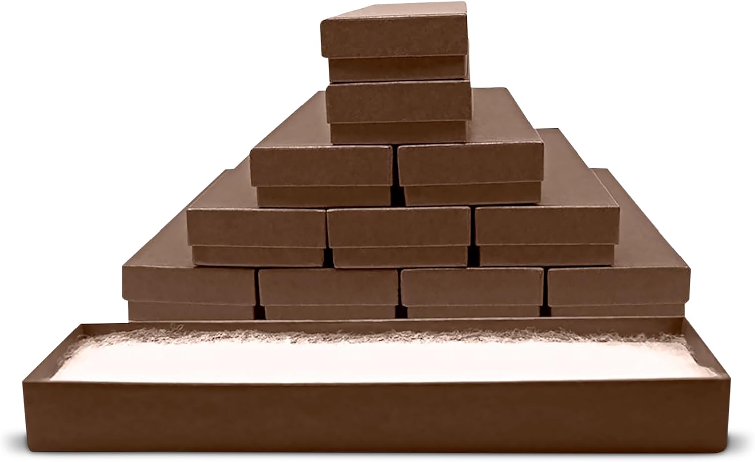 Novel Box Chocolate Cardboard Jewelry Gift Box With Lid 12 Pack 8x2x0.87 In