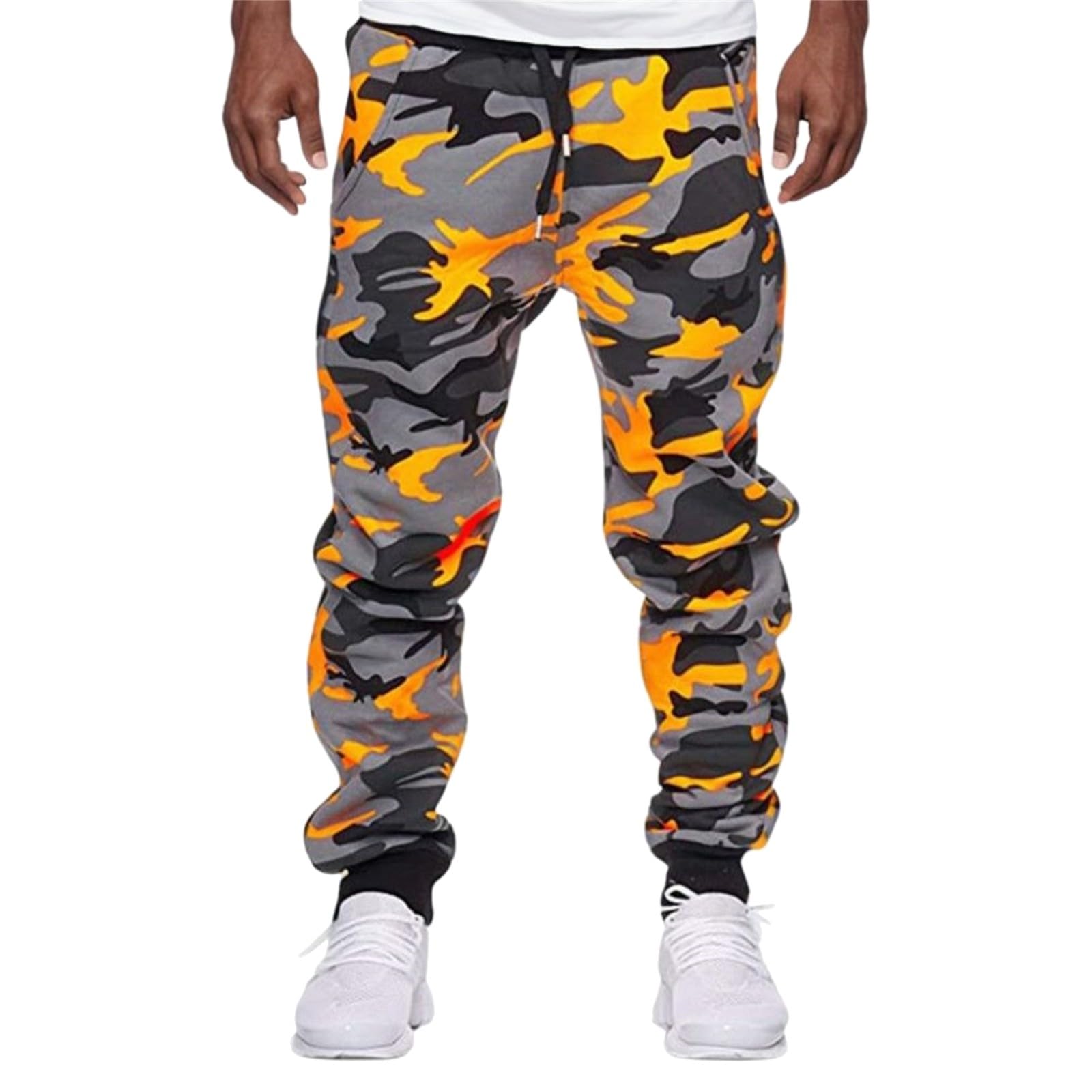 Pantalon De Jogging Camouflage Homme - Coupe Ajustée, Léger, Avec Poches Cargo Et Cordon De Serrage - Idéal Pour Le Sport Et Le Quotidien - 7